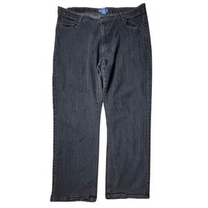 Dkin High Rise Straight Leg‎ Stretch Blue Jeans Sz 20 Hipster Modern